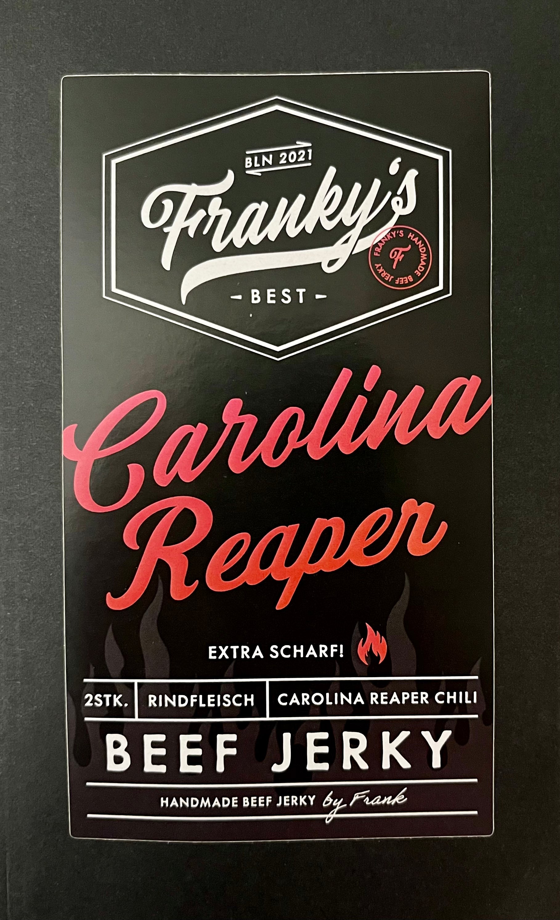 Franky's Beef Jerky - Carolina Reeper (10-15g/2Stk.)